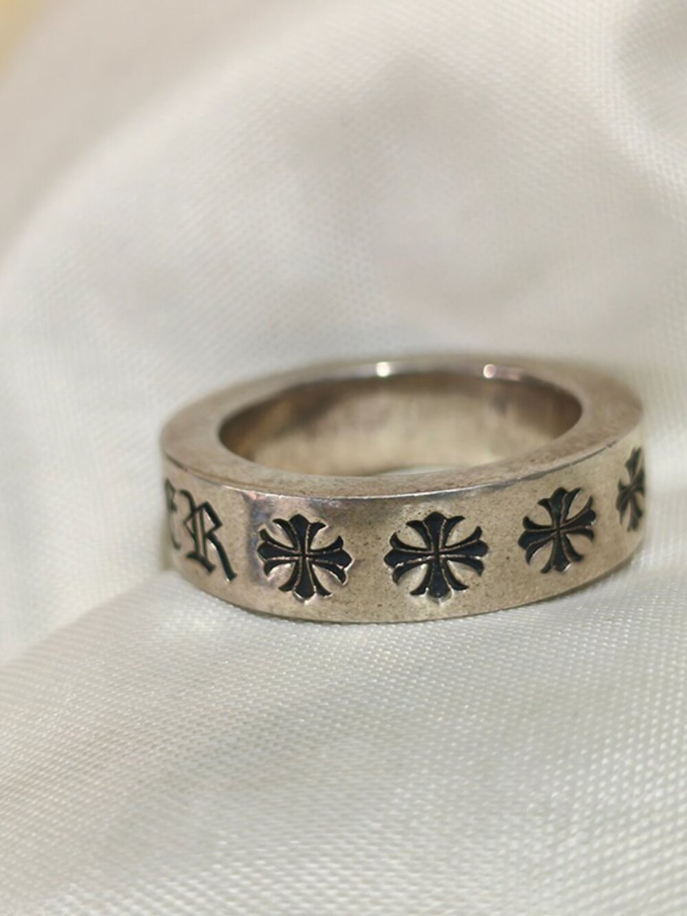 Chrome Hearts Classic Sterling Silver Ring - Picture 4 of 5